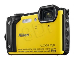 Zestaw aparat Nikon Coolpix W300 VQA072K001 ( plecak ; żółty )