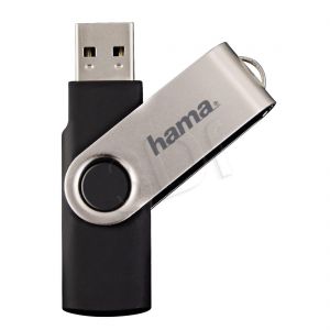 Hama Polska Flashdrive Rotate 32GB USB 2.0 czarno-srebrny
