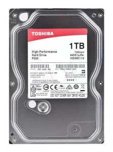 Dysk HDD Toshiba P300 HDWD110UZSVA ( HDD 1TB ; 3.5\" ; SATA III ; 64 MB ; 7200 obr/min )