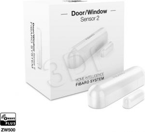Fibaro Sensor 2 Czujnik otwarcia drzwi/okna i temperatury wewnętrzny biały