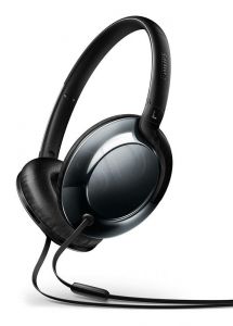 Słuchawki nauszne z mikrofonem Philips SHL4805DC/00 (czarny)