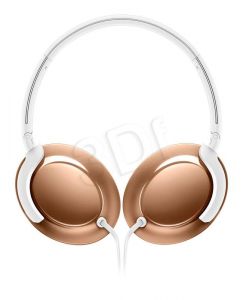 Słuchawki nauszne z mikrofonem Philips SHL4805RG/00 (złoto-białe)