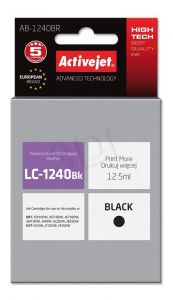 Tusz Activejet AB-1240BR (do drukarki Brother, zamiennik LC1240BK/1220BK premium 12,5ml czarny)