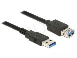 Kabel Delock ( USB 3.0 Typ-A - USB 3.0 Typ-A M-F 0,5m czarny )