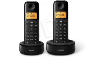 Telefon bezprzewodowy Philips D1302B/53 ( czarny )