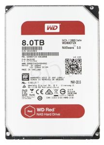 Dysk HDD Western Digital Red WD80EFZX ( HDD 8TB ; 3.5\" ; SATA III ; 128 MB ; 5400 obr/min )