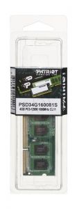 PATRIOT DDR3 4GB SIGNATURE 1600MHz CL11 SO-DIMM