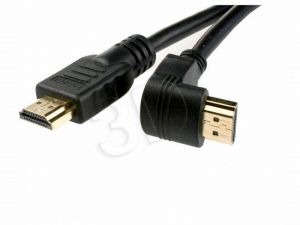 Kabel HDMI Gembird ( kątowy M-M 1.8m czarny kątowy )