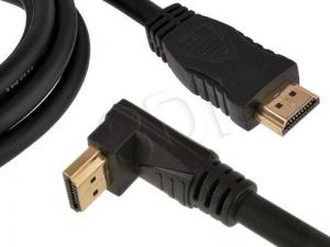 Kabel HDMI Gembird ( kątowy M-M 3m czarny kątowy )