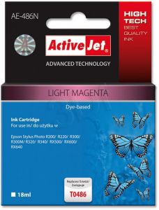 Tusz Activejet AE-486N (do drukarki Epson, zamiennik T0486 supreme 17ml light magenta)
