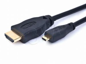 Kabel Gembird ( micro HDMI - HDMI M-M 3m czarny )