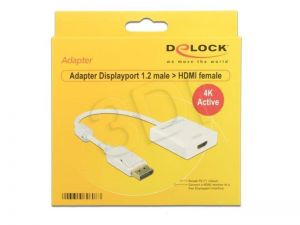 Adapter video Delock DisplayPort - HDMI M-F