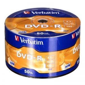 DVD-R Verbatim 4,7GB 16x 50szt. cake Matt Silver Wrap