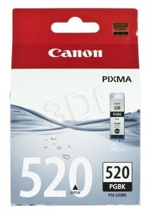 Tusz Canon czarny PGI-520=PGI520BK=2932B001, 330 str.,19 ml