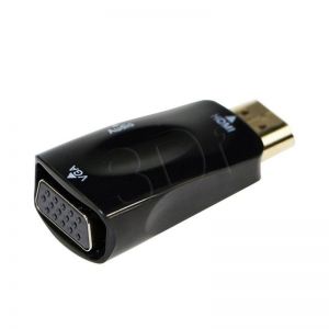 Adapter Gembird HDMI - VGA + audio M-F