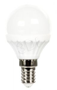 Activejet żarówka LED SMD AJE-DS2014G (kulista 450lm 5W E14 biały ciepły)