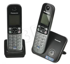 Telefon bezprzewodowy Panasonic KX-TG6812 PDB ( srebrny )