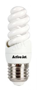 Activejet świetlówka kompaktowa AJE-S9SP (spiralna 450lm 9W E27 biały ciepły)