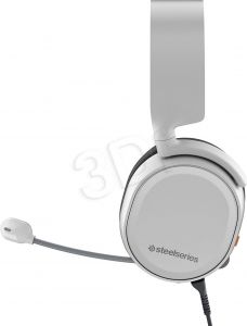 Słuchawki wokółuszne z mikrofonem Steelseries Arctis 3 (biały)