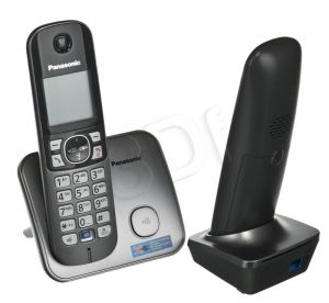 Telefon przewodowy Panasonic KX-TG6812 PDM ( szary )