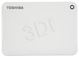 Dysk zewnętrzny Toshiba Canvio Connect II HDTC805EW3AA ( HDD 500GB ; 2.5\" ; USB 3.0 ; biały )