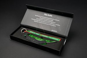 Nóż Fadecase Flip Knife Elite Emerald 1036