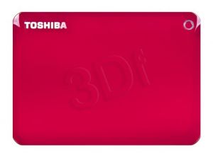 Dysk zewnętrzny Toshiba HDTC805ER3AA ( HDD 500GB ; 2.5\" ; USB 3.0 ; czerwony )