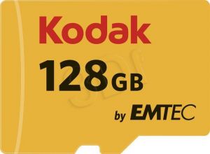 EMTEC KODAK microSDXC128GB Class 10 U1 +Adapter