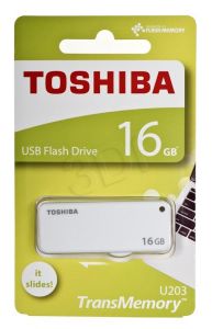 Toshiba Flashdrive TransMemory U203 16GB USB2.0 Hi-Speed biały