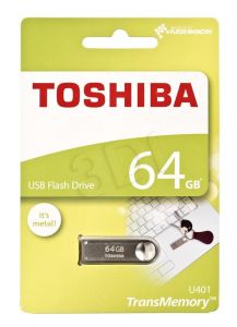 Toshiba Flashdrive U401 64GB USB 2.0 srebrny