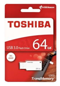 Toshiba Flashdrive U303 64GB USB 3.0 biały