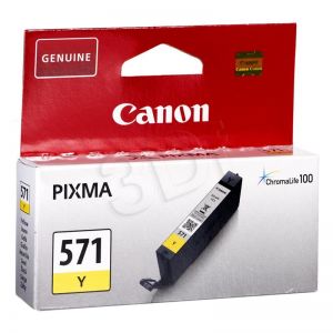 Tusz Canon żółty CLI-571Y=CLI571Y=0388C001, 7 ml.