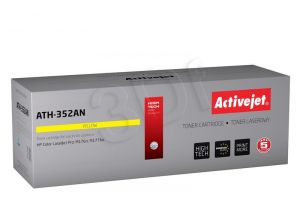 Toner Activejet ATH-352AN (do drukarki Hewlett Packard, zamiennik CF352A supreme 1100str. yellow)