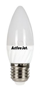 Activejet żarówka LED SMD AJE-DS3027C-C (świeczka 320lm 4W E27 biały zimny)