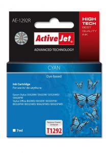 Tusz Activejet AE-1292R (do drukarki Epson, zamiennik T1292 premium 9ml cyan)