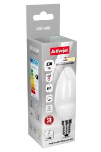 Activejet żarówka LED SMD AJE-DS3014C-N (świeczka 330lm 4W E14 biały naturalny)
