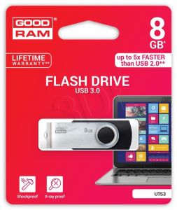 Goodram Flashdrive UTS3 8GB USB 3.0 czarny