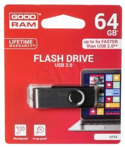 Goodram Flashdrive UTS3 64GB USB 3.0 czarny