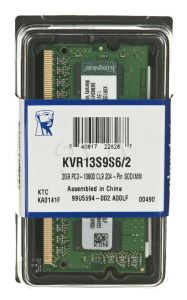 KINGSTON SODIMM DDR3 KVR13S9S6/2