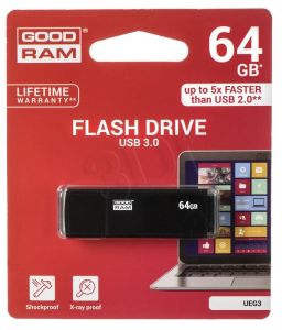Goodram Flashdrive Edge 64GB USB 3.0 czarny