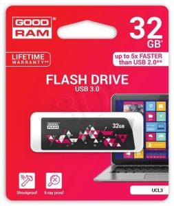 Goodram Flashdrive Cl!ck 32GB USB 3.0 czarny