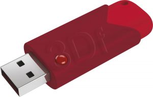 EMTEC FLASH CLICK FAST B100 128GB USB 3.0 RED