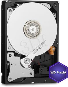 Dysk HDD Western Digital Purple WD40PURZ ( HDD 4TB ; 3.5\ ; SATA III ; 64 MB ; 5400 obr/min )