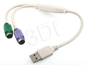 Adapter Gembird USB - 2x PS/2 M-F