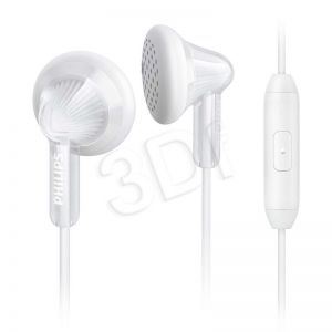 Słuchawka douszna z mikrofonem Philips SHE3015WT/00 (biały)