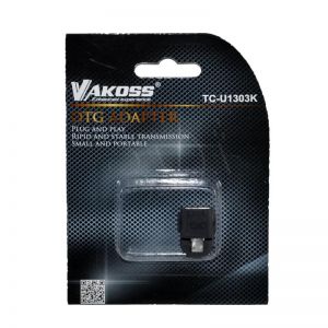 Adapter OTG Vakoss TC-U1303K micro USB - USB M-F czarny