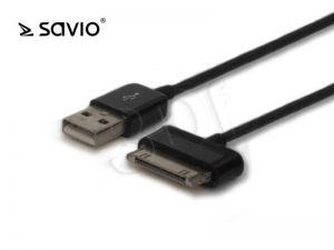 Adapter Savio CL-33 Samsung 30 pin - USB A M-M