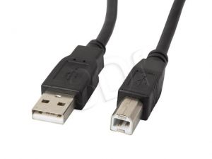 LANBERG KABEL USB 2.0 AM-BM 5M, CZARNY