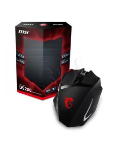 Mysz przewodowa MSI laserowa Interceptor DS200 8200dpi czar