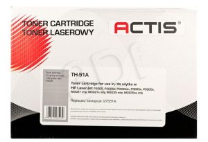 Toner Actis TH-51A (do drukarki Hewlett Packard, zamiennik HP 51A Q7551A standard 6500str. czarny)